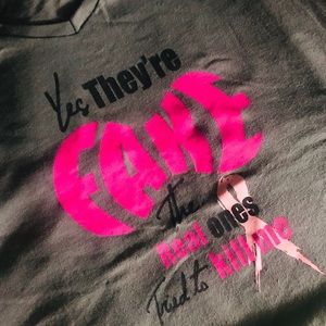 Breast Cancer Awareness Vneck T-shirt